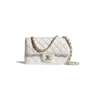 CHANEL CALFSKIN CHAIN FLAP BAG A69900 B05462 10601 (20*12*6cm)